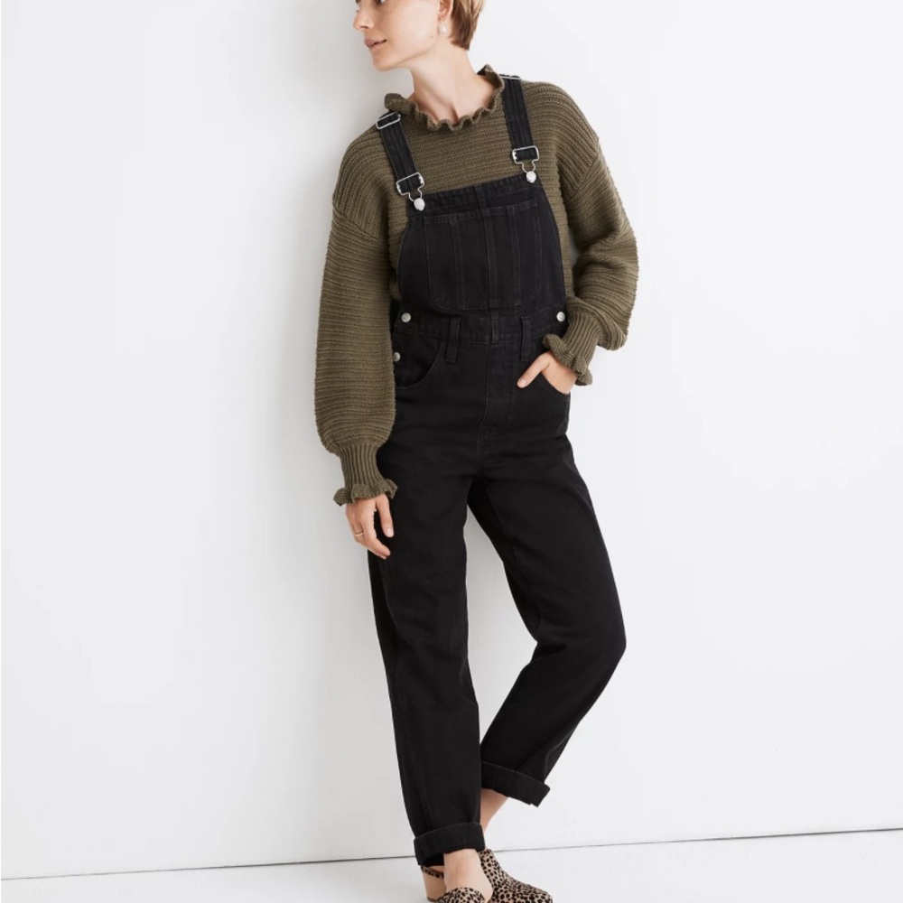 Madewell W’s Straight Leg Overalls in Lunar Wash Size XS